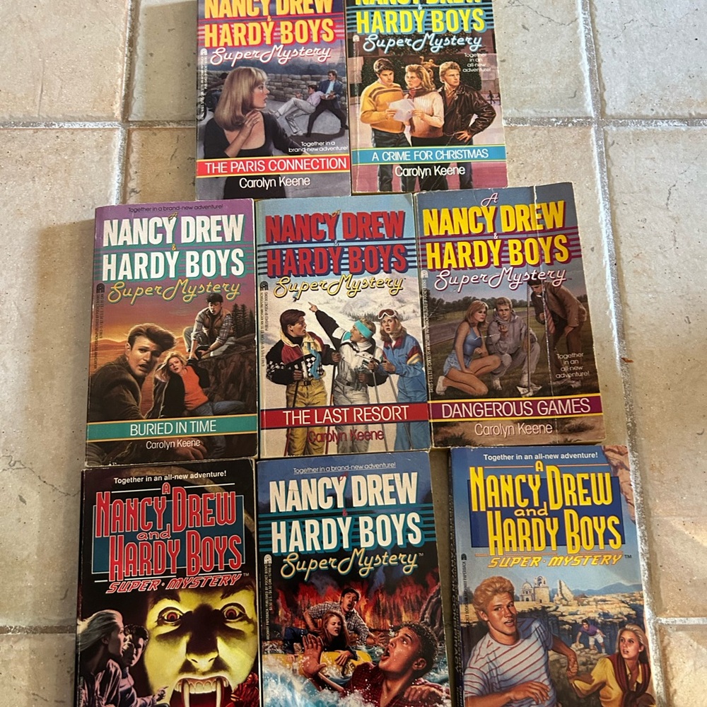 Nancy Drew and Hardy Boys Super Mystery Book Set
